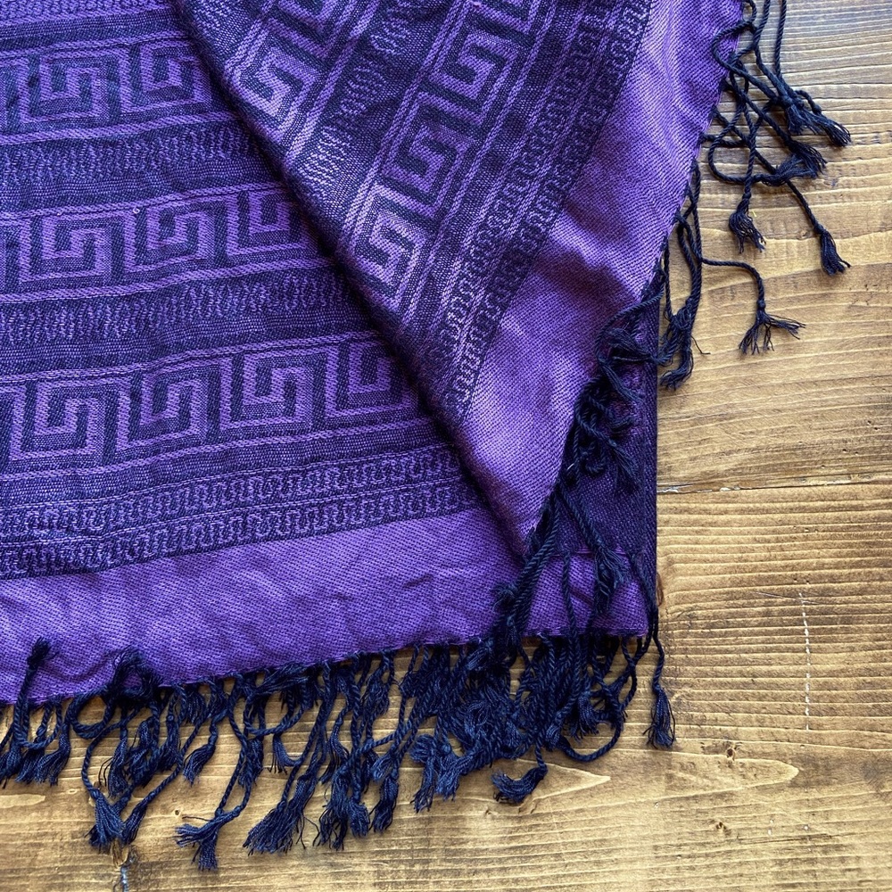 Soft Large Purple Pashmina
